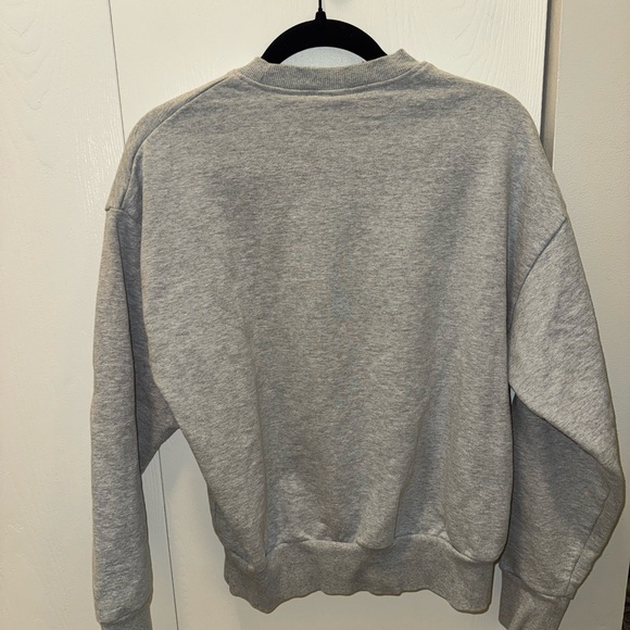 Gymshark Rest Day Sweats Oversized Crewneck | Light Gray Core Marl - Picture 5 of 5